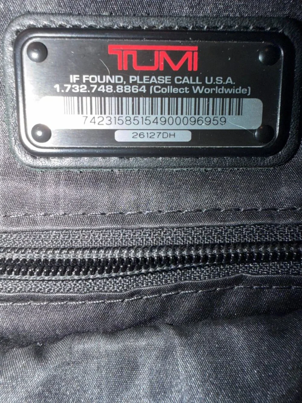Tumi 2-Wheeled Rolling Briefcase